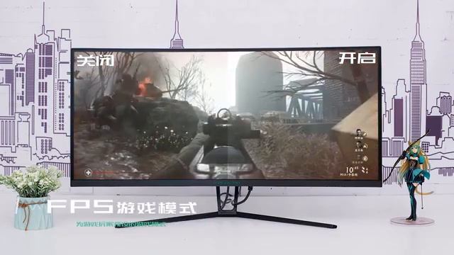 TITAN ARMY 35 Curved R1800 180Hz 21:9 WQHD Gaming Monitor (C35SQ-PLUS) смотреть онлайн