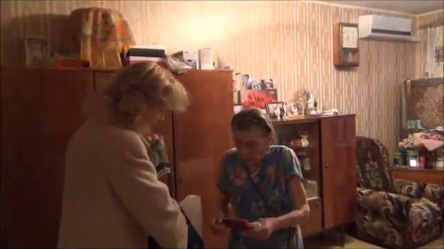 Награждение ветерана ВОВ Улимовой Пелагеи Сергеевны медалью смотреть онлайн