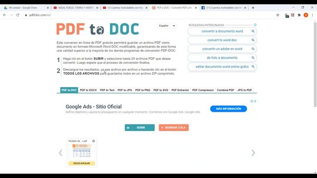 Convierte tu PDF a Word GRATIS sin programas смотреть онлайн