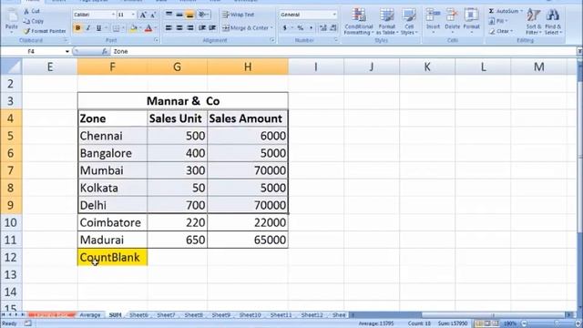 Part 8 - Count Blank formula in Tamil - Count Blank formula in Excel in Tamil смотреть онлайн