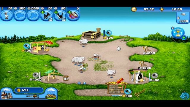 Перепрохождение игры Весёлая ферма (бесплатная версия(Android)) Нов. ур. 8 (Пурп. дорожка) на золот смотреть онлайн