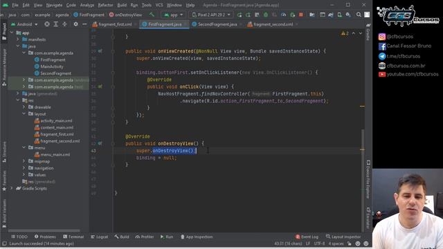 Ciclo de vida de uma aplicação Android [Curso de Android Studio] - Aula 15 смотреть онлайн