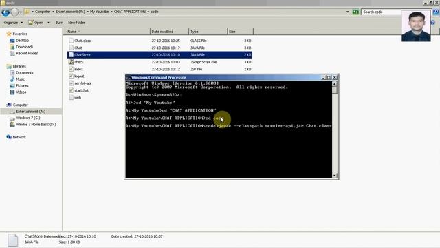 How to make simple web chat application using JAVA (Easy Way) (Step-10 ChatStore.java) смотреть онлайн