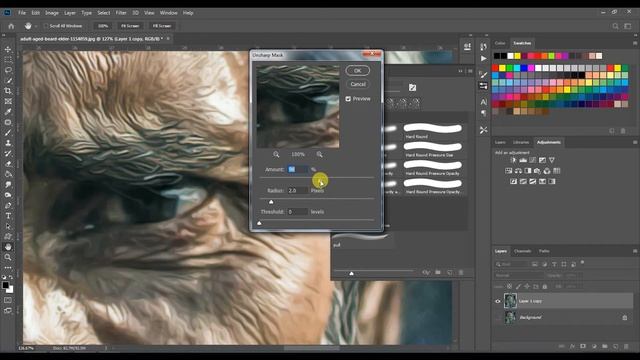 secret of Oil Painting Effect (Without Oil Filter) - learn Photoshop in tamil смотреть онлайн