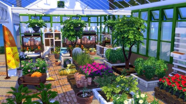 COMMUNITY GARDEN ? San Sequoia || The Sims 4: Greenhouse Haven Kit || Stop Motion (No CC) смотреть онлайн