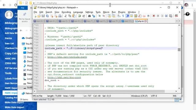 Setting MARC export/import menu on PSLiMS Bulian смотреть онлайн