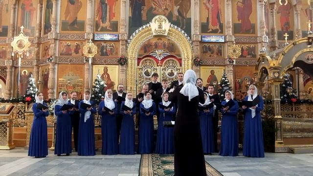 Хор Русский партес. Рождественский тропарь смотреть онлайн