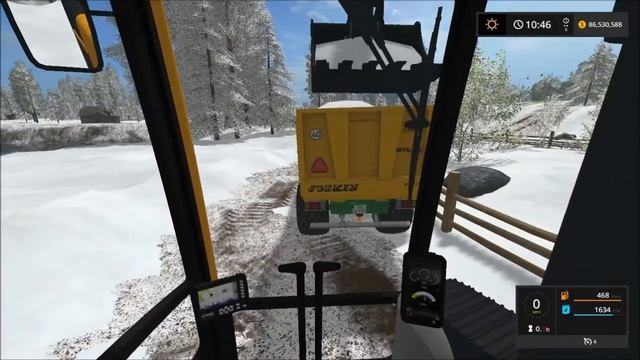 FS17 Excavator Loading Snow смотреть онлайн