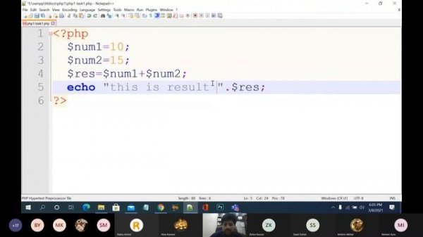 php with example | variable in php |