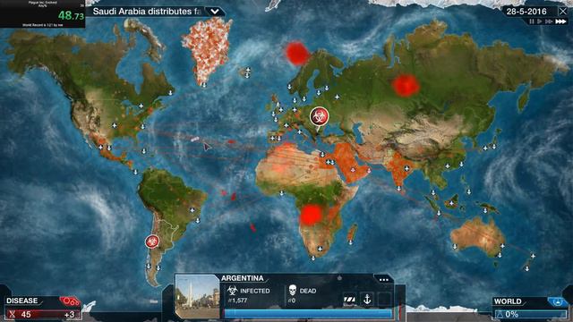 Plague Inc: Evolved - Any% - Neurax Worm - 1:19.56, 178 days (ex-WR) смотреть онлайн