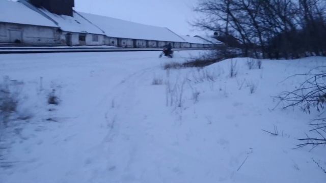 Снежный замес с падением на ЗИДе 50 и Орионе 110 смотреть онлайн