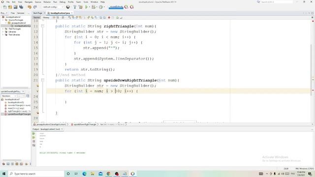 Java Program to Print the Inverted Right Triangle Star Pattern смотреть онлайн