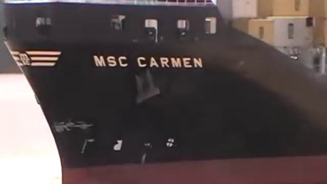Gatun Lake, Container Vessel MSC Carmen смотреть онлайн