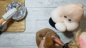 ✓ DIY Домовой - оберег из капроновых колготок.  мастер класс для новичков. [легко и просто]