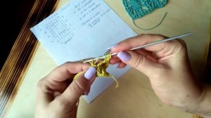 МК Узор "Паучки". Очень простой узор крючком. СП Сезон узоров. Ажурная фантазия