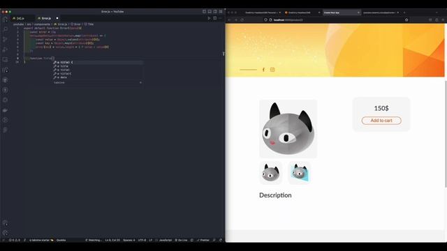 Online store | Error page | NextJS + HeadlessCMS #9 смотреть онлайн