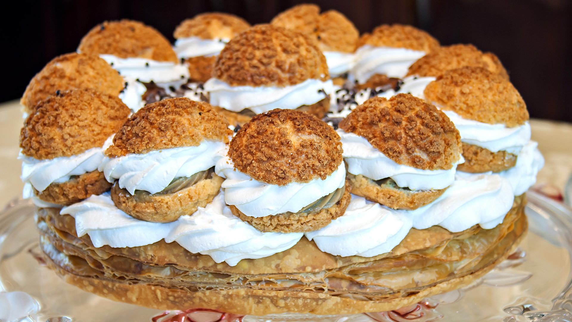 Торт «Сент-Оноре» (Saint Honore) пошаговый рецепт вкусного французского торта! смотреть онлайн