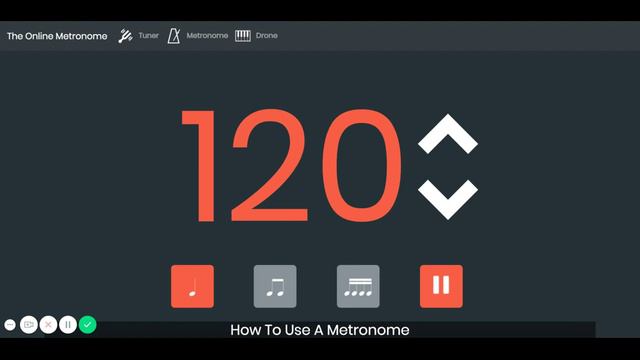 Metronome at 120 bpm - Allegro смотреть онлайн