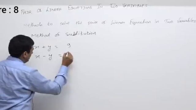 10 Maths L8 Pair Of Linear Equations In Two Variables Eng Med 31 July 2020 смотреть онлайн