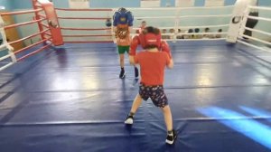 Спарринг  . Бокс. Дети 7,8 лет