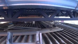 Испытание #навеса на прочность снеговой нагрузкой