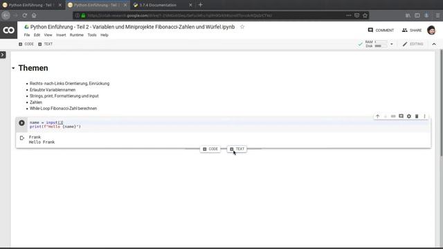 Python 3 - Einführung - Episode 2 - Erste Schritte, Variablen, While-Loop und Fibonacci-Zahlen. смотреть онлайн