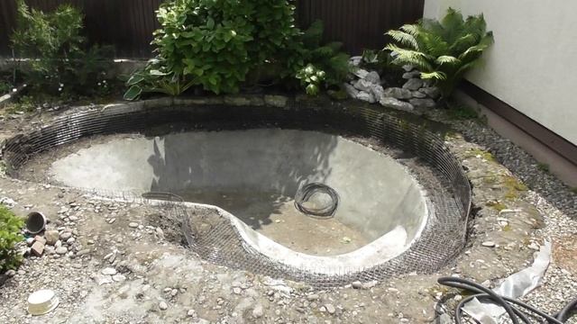 Как я сделал  красивый водоем с рыбками