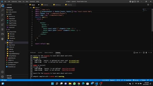 How to create routes in react.js | React Router DOM | Complete MERN Course in hindi #55 смотреть онлайн