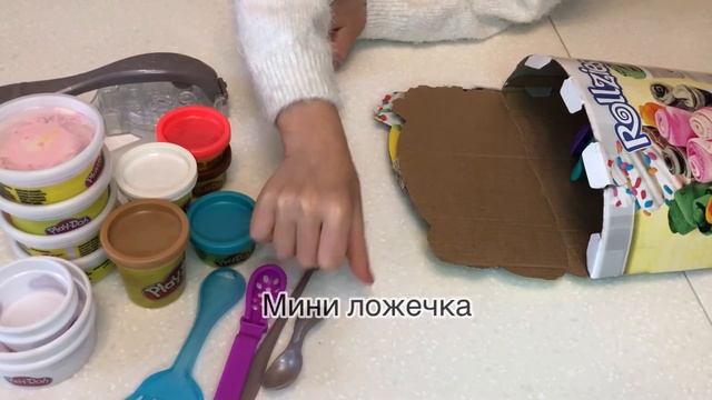 Play - Doh мороженое | ОБЗОР | Лепим из пластилина мороженое смотреть онлайн