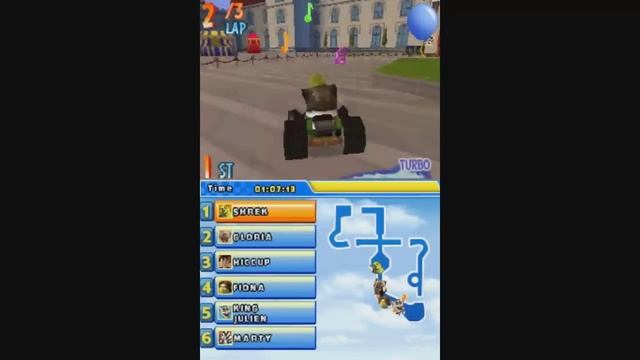 DreamWorks Super Star Kartz - Gameplay - Nintendo DS смотреть онлайн