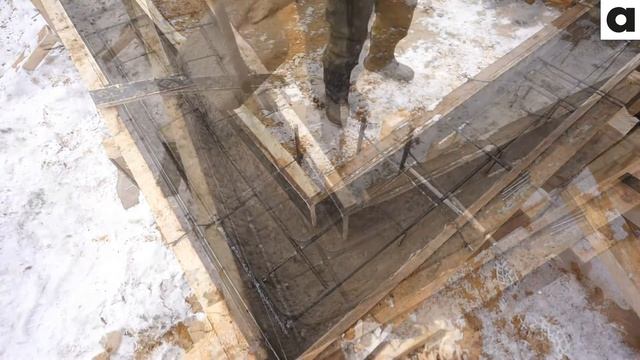 Фундамент зимой: особенности строительства зимнего фундамента | Alkor Group смотреть онлайн