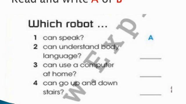grade 4, lesson 10. Theme: Robots 1. Unit 8 смотреть онлайн
