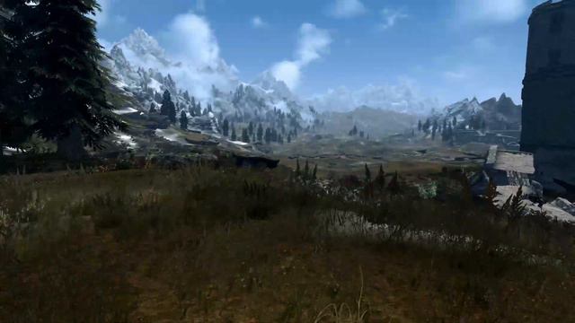 Skyrim Xbox Grass Set-Up - Whiterun Tundra 2 смотреть онлайн
