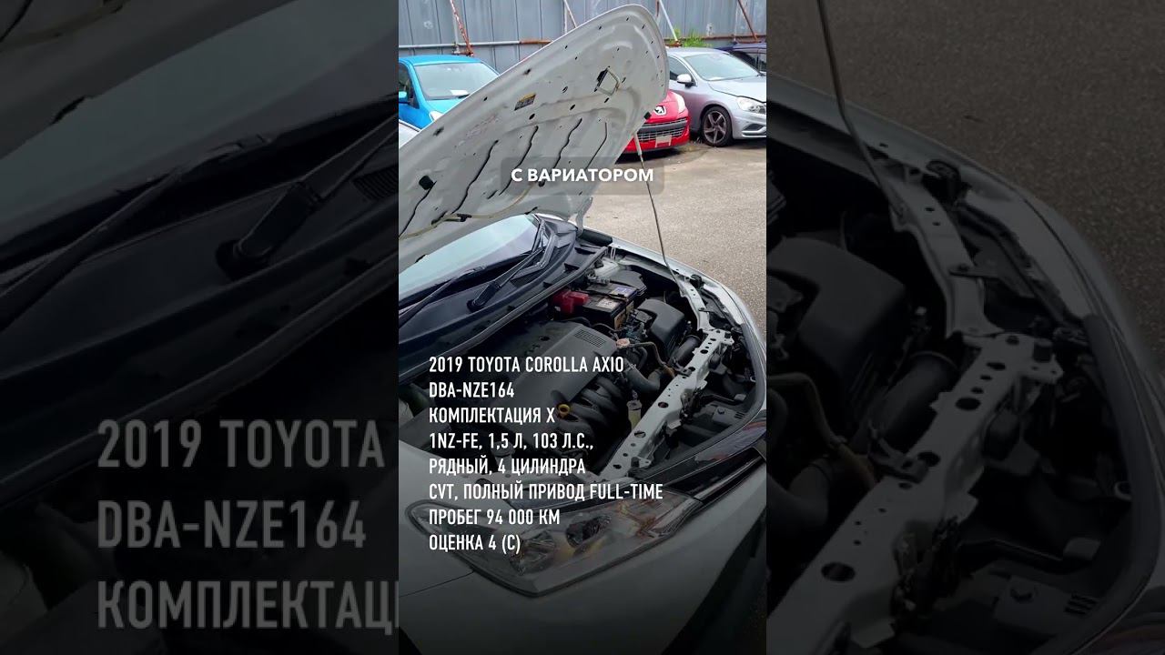 2019 TOYOTA COROLLA AXIO смотреть онлайн