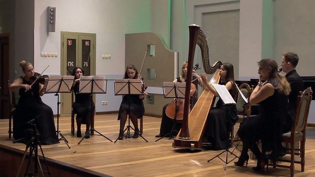 М. Равель. Интродукция и Аллегро для арфы, флейты, кларнета и струнного квартета. смотреть онлайн