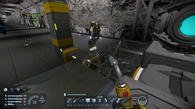 Conhecendo uma fantástica base subterrânea em Space Engineers смотреть онлайн