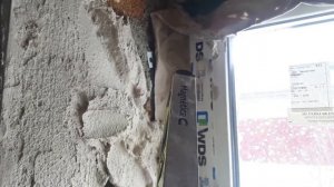 Откосы на окна своими руками. Материал - гипсовая штукатурка МП-75