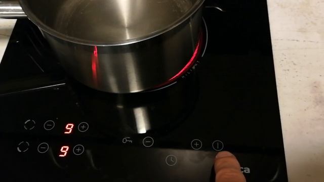 Как включить индукционную плиту! Электрическую плиту! Amica смотреть онлайн