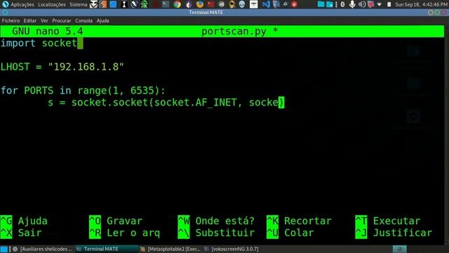 Python para pentest: Desenvolvendo um port-scan com python смотреть онлайн