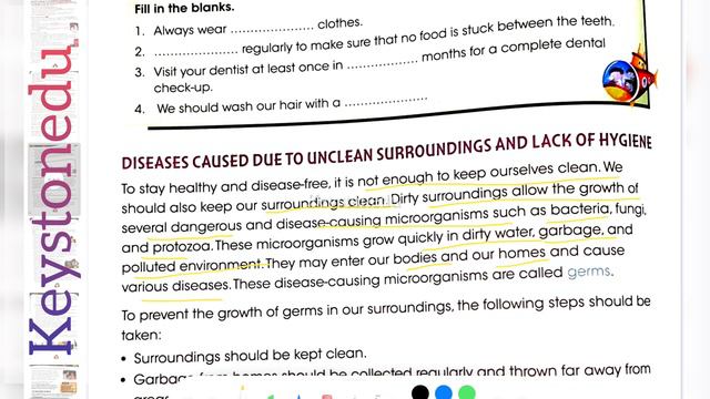 class 5 science chapter 12 cleanliness and hygiene ICSE CBSE STATE SYLLABUS смотреть онлайн