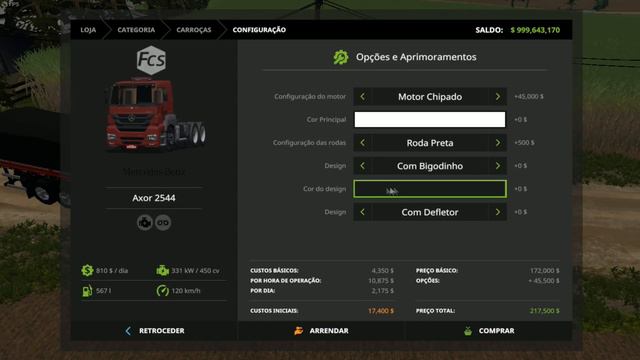 (COM LINK) CAMINHÃO MERCEDES-BENZ AXOR 2544(MUITO DETALHADO) - Farming simulator 17/ShowMod смотреть онлайн