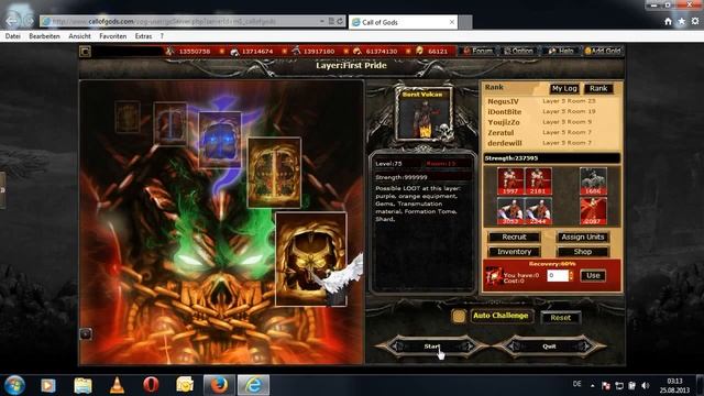 Call of Gods Purgatory Abyss layer 11 смотреть онлайн