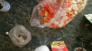 КАРТОШКА С ОВОЩАМИ И ГРИБАМИ В РУКАВЕ