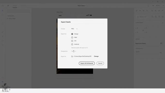 Bài 17 Hướng dẫn xuất file trong Adobe XD - Export file PNG, SVG, PDF, JPG | Mr Đại (Bài cuối) смотреть онлайн