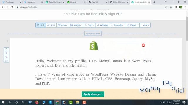 How to edit pdf file just 1 minutes । How to Edit PDF File Bangla tutorial 2022 смотреть онлайн