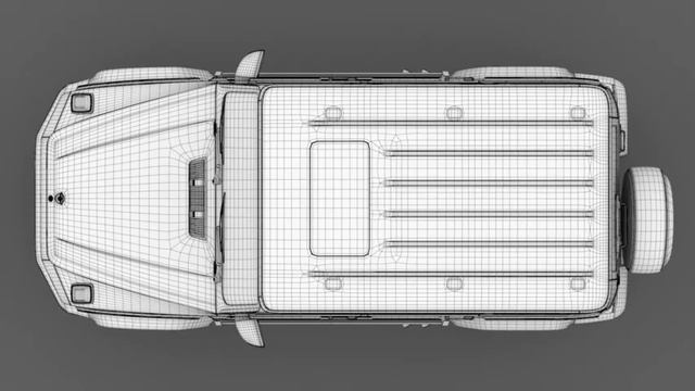 3D Model of Mercedes Maybach G 600 W464 2019 Review смотреть онлайн