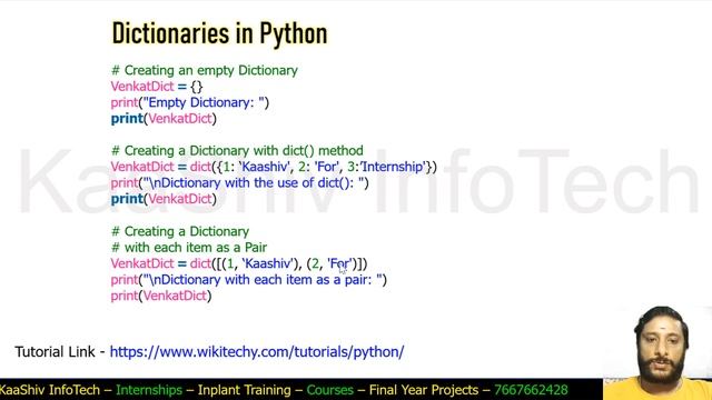 Dictionaries in Python - Python dictionaries | Python Tutorial смотреть онлайн