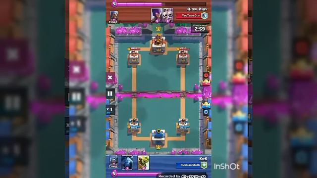 Колода с 4 арены тащит на 5 арене.(Clash Royale) смотреть онлайн