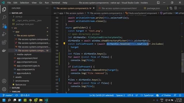 File system Access and Image Capture Browser APIs in Angular 13 app смотреть онлайн