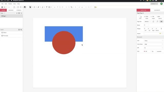 THE BEST FREE GRAPHIC DESIGN TOOL: GRAVIT DESIGNER | Corners & Compound shapes смотреть онлайн